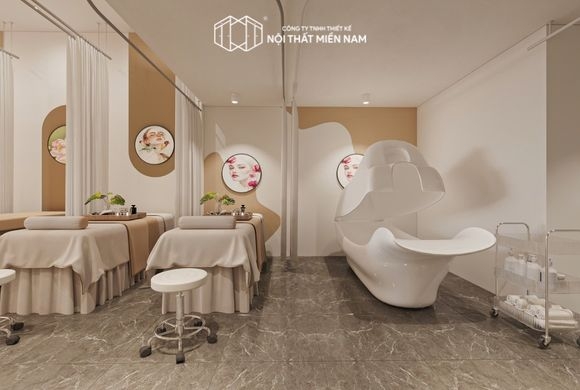 Kinh nghiệm thi công nội thất spa giúp không gian đẹp và hút khách