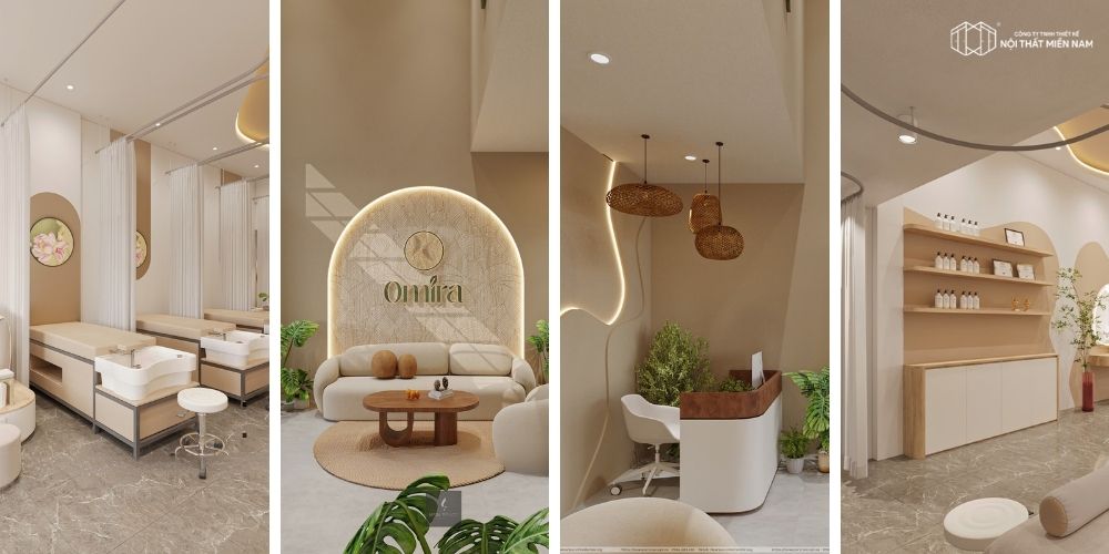 Nội thất spa cũng tác động đến trải nghiệm dịch vụ của khách hàng