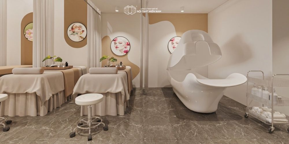 Nội thất chất lượng tạo hình ảnh chuyên nghiệp cho spa